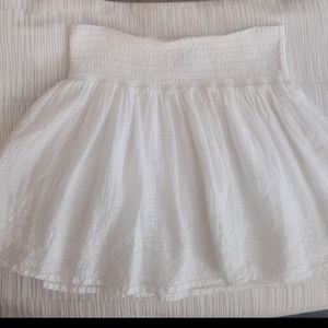 White skirt